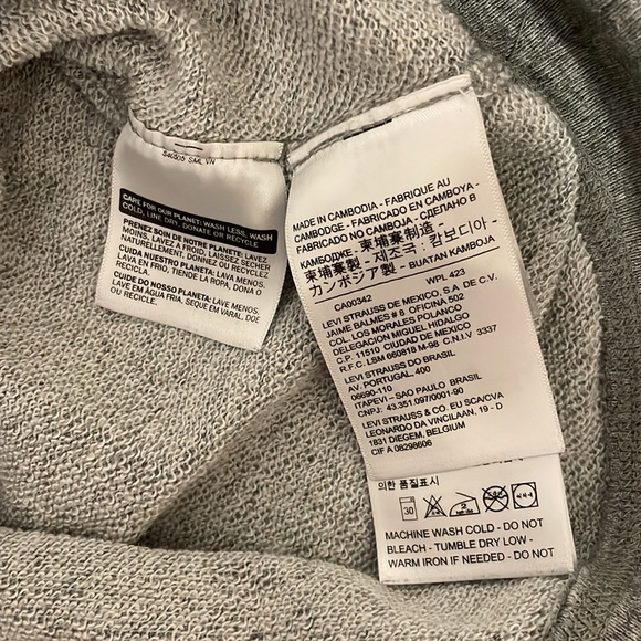 Levis sweater top - Picture 3 of 5